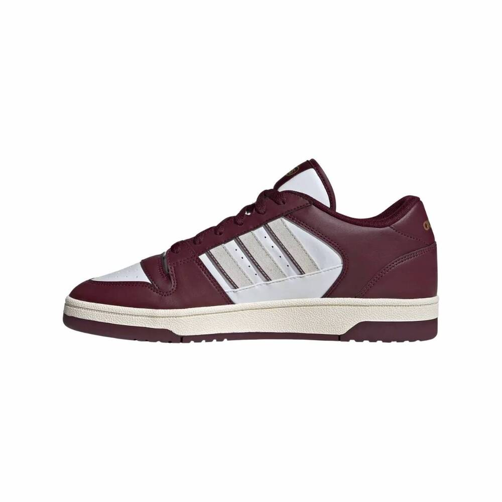 NEW ADIDAS unisex - break start turnaround shoes in maroon/ crystal sand